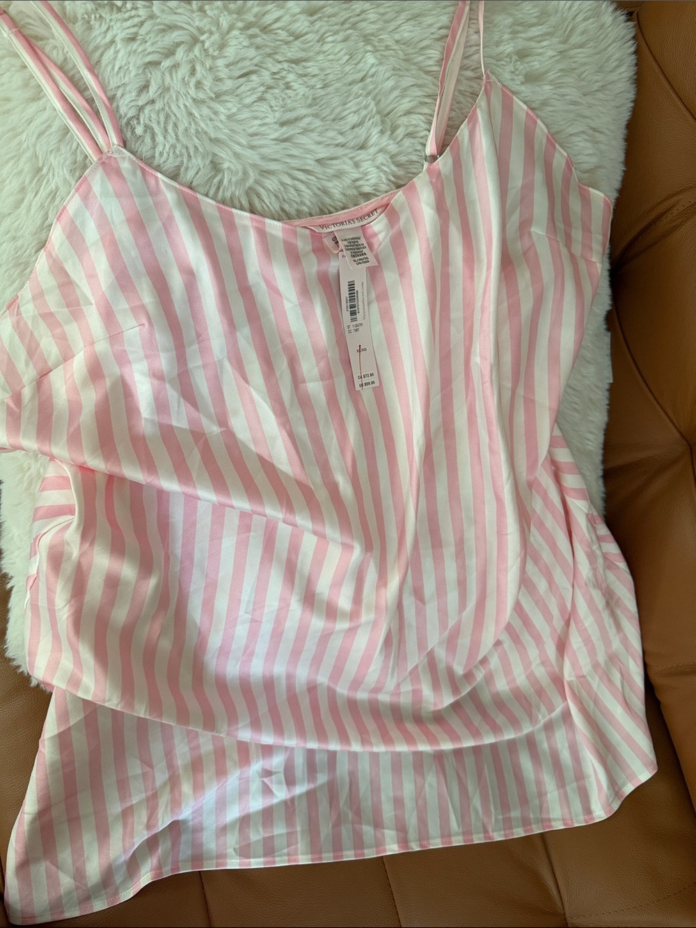 Victoria’s Secret Striped Pink & White slip dress - Women's